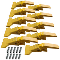BDI Wear Parts Assembly U43792 Bucket Tooth Adapter +230 Series 230F Bucket Teeth with TF23P Flex Pin/Weld on Bucket Teeth Compatible with Hensley Excavator - 1 Set