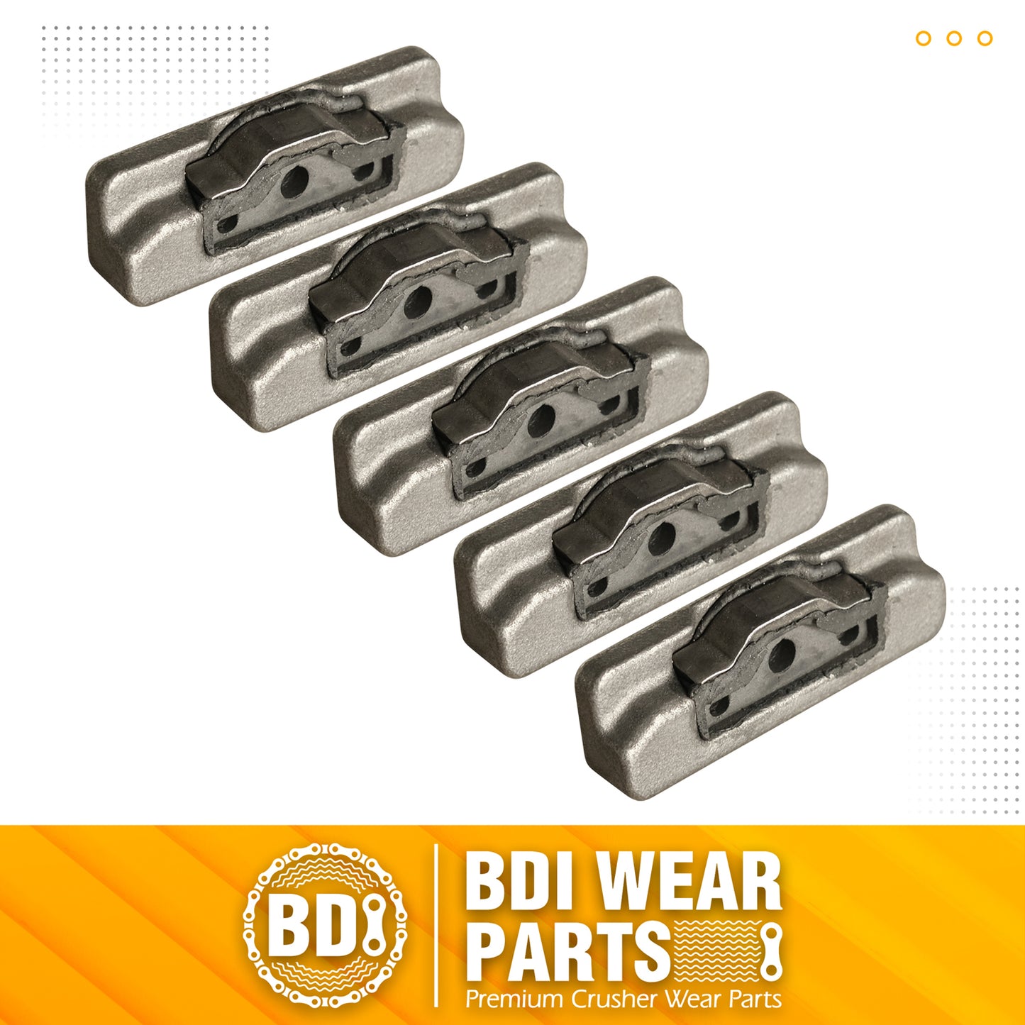 BDI Wear Parts V13-17PN Flex Pins Fits V13SYL/V17SYL Esco Style Bucket Teeth - 5PCS