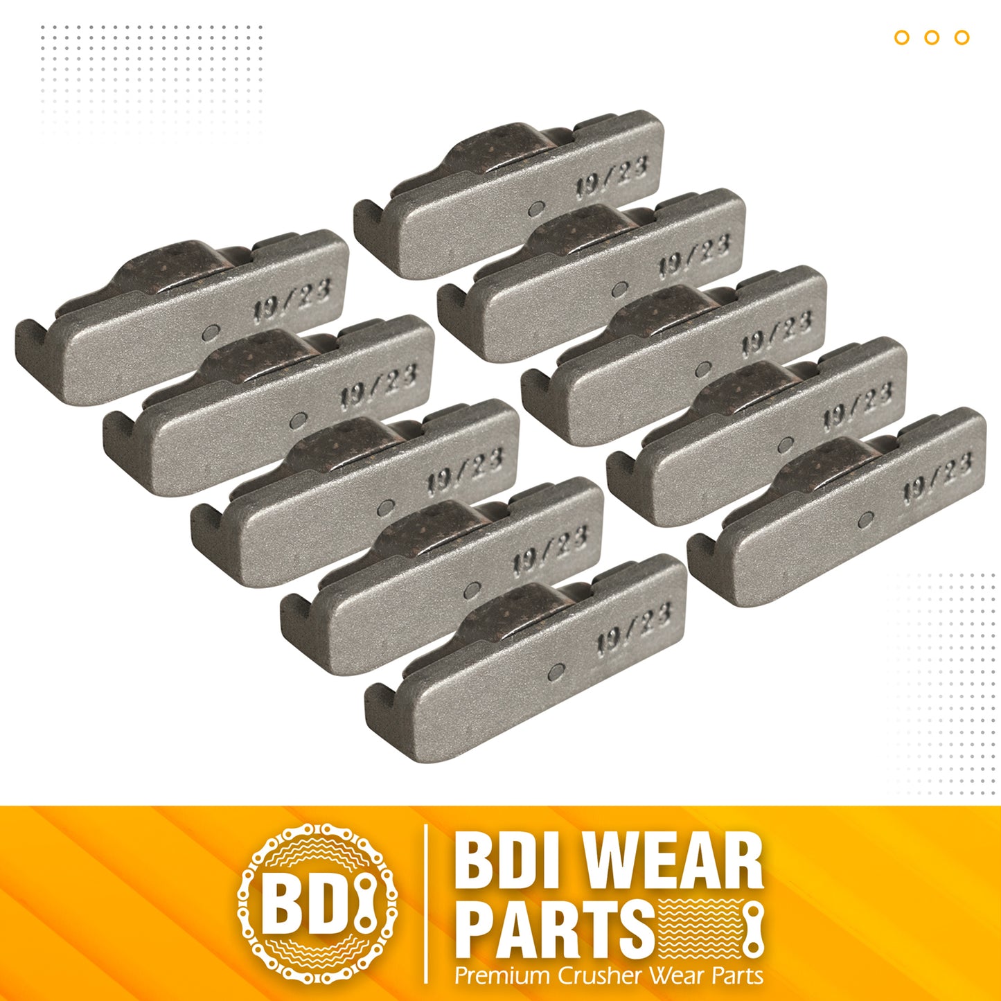 BDI Wear Parts V23PN Flex Pins Fits Esco Style Bucket Teeth V23SYL V19SYL - 10PCS