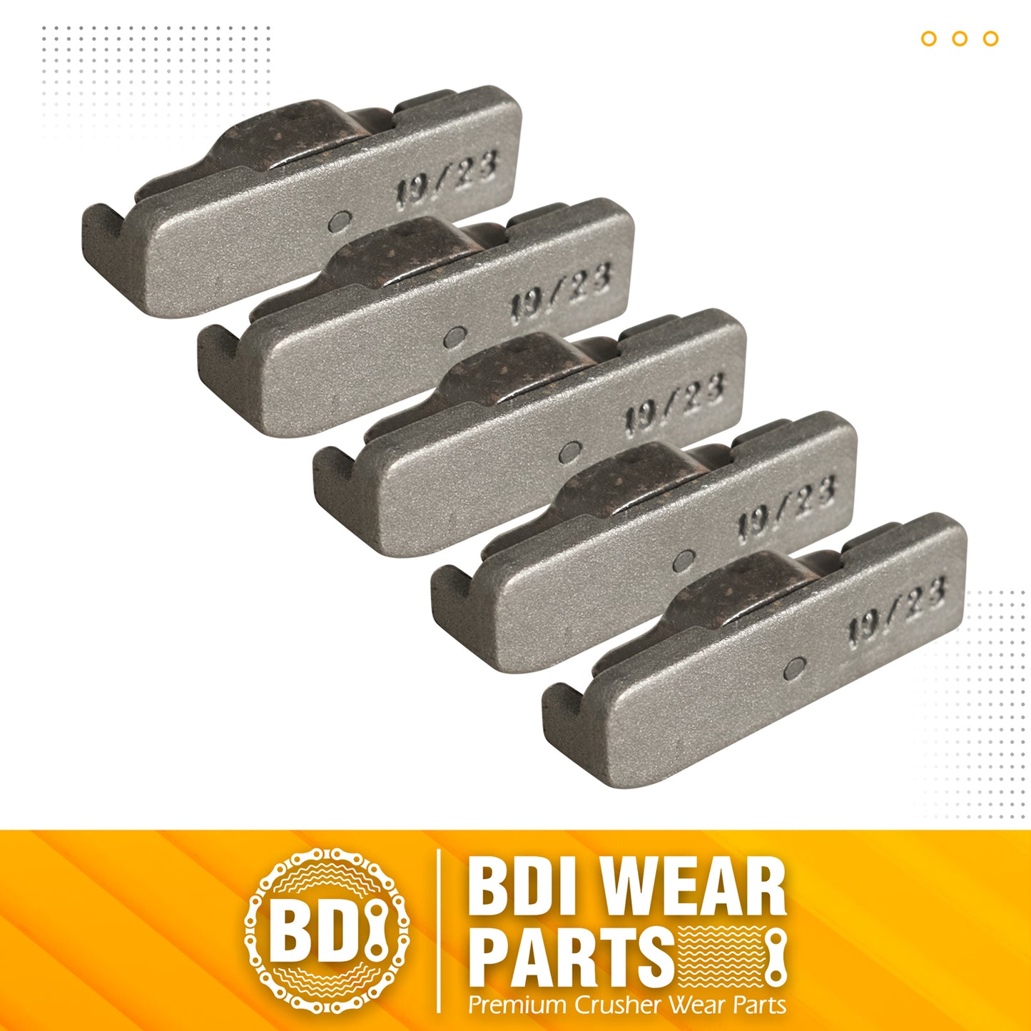 BDI Wear Parts V23PN Flex Pins Fits Esco Style Bucket Teeth V23SYL V19SYL - 5PCS
