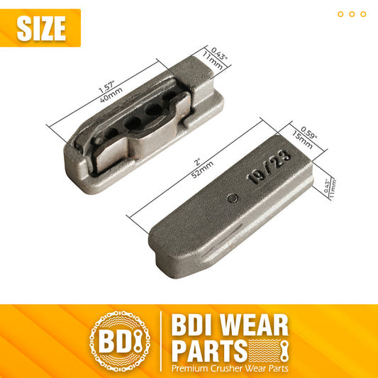 BDI Wear Parts V23PN Flex Pins Fits Esco Style Bucket Teeth V23SYL V19SYL - 10PCS