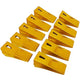 BDI Wear Parts X290 Bucket Teeth Only for Hensley Style Skid Steer Excavator Standard Dirt Bucket Tooth - 10 Pack