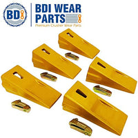 BDI Wear Parts Bucket Teeth X290 with K290S Flexpins Sharp Bucket Teeth Replacement - 10 Pack