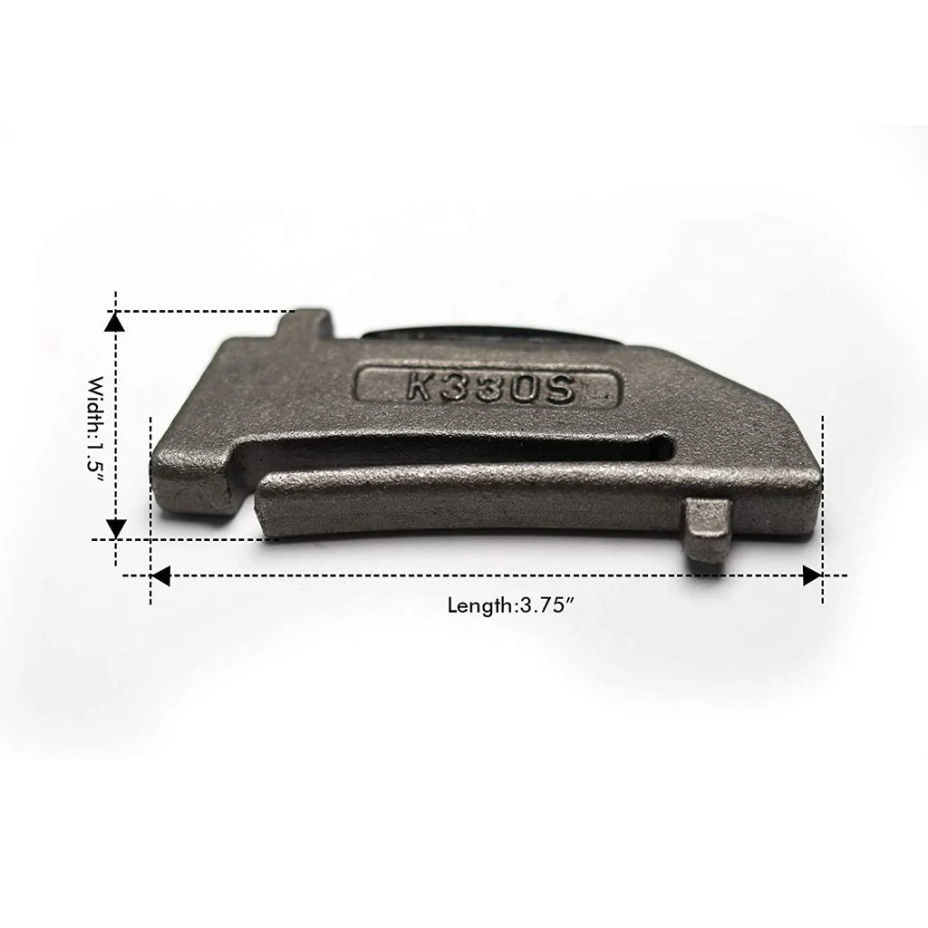 BDI Wear Parts X330 Dirt Tooth Hensley Style Digging Bucket Tooth/Bucket Teeth & K330S Flex Pin - 2 Pack