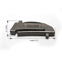 BDI Wear Parts X330 Dirt Tooth Hensley Style Digging Bucket Tooth/Bucket Teeth & K330S Flex Pin - 2 Pack
