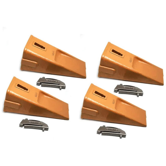 BDI Wear Parts X330 Dirt Tooth Hensley Style Digging Bucket Tooth/Bucket Teeth & K330S Flex Pin - 4 Pack