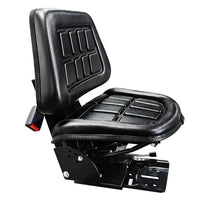 BDI Wear Parts Universal Adjustable Tractor Suspension Seat Waffle Style with Safety Belt,Tilt Fits for, Fits Forklift Riding Garden Lawn Mower John Deere Fiat Ford Kubota